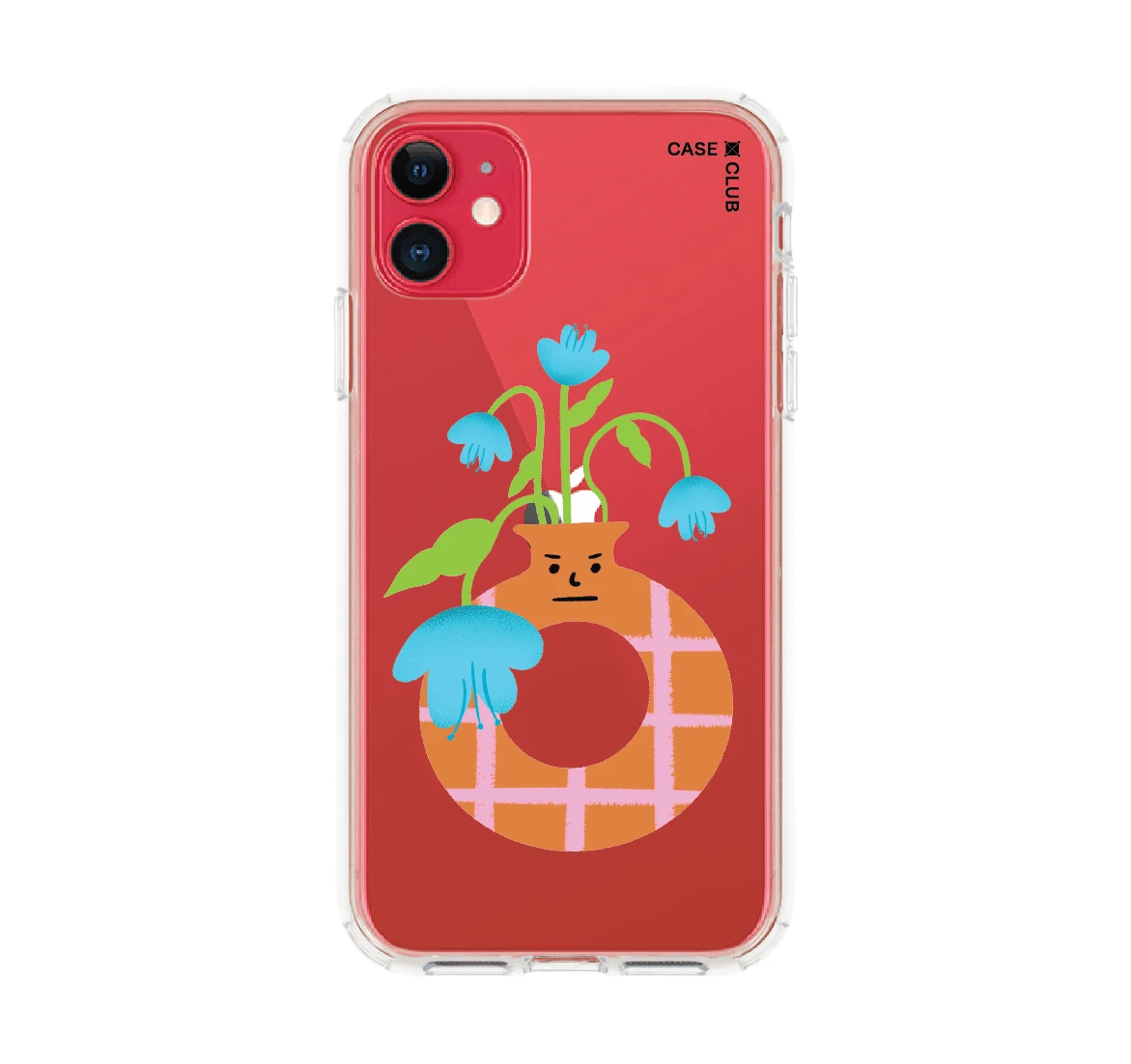 แจกันมินิมอลสีส้ม